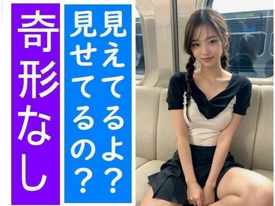 【❤制服】【スマホ用】電車の向かい席2〜ツインテOL〜